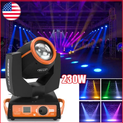 230W LED Moving Head Light RGBW Gobo Beam 8+16Prism Stage Lighting DJ Disco DMX - Image 1 of 4