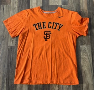 San Francisco Giants MLB Men's L The Nike Tee The City Orange T-Shirt Tee - Picture 1 of 6