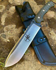Custom Handmade D2 Tool Steel Bowie Knife Hunting Knife Survival Knife