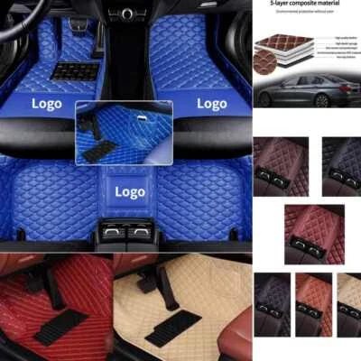 For Fit Porsche Custom Car Floor Mat Carpets Waterproof Auto Liner Pu Leather - Image 1 of 4