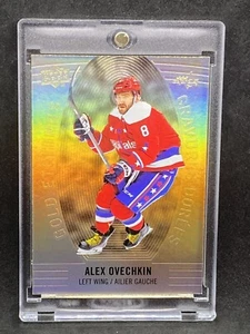Alex Ovechkin RARE GOLD REFRACTOR INVESTMENT CARD SSP CAPITALS MINT - Picture 1 of 2