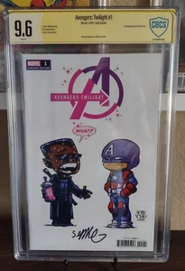 AVENGERS TWILIGHT #1 9.6 FIRMATO SKOTTIE VARIANTE YOUNG BABY - Foto 1 di 3