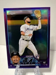 Jerar Encarnacion SP 2023 Topps Chrome #78 RC Purple /250 Miami Marlins (LESEN) - Bild 1 von 9