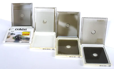 Cokin P Series 4 PIECE WA SPOT Filter Set - 070, 071, 072, 073 Filters - NEW - Image 1 of 3