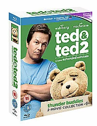 Ted/Ted 2 Blu-Ray (2015) Mila Kunis, MacFarlane (DIR) cert 15 2 discs - Image 1 of 1