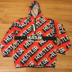 Giacca a vento HUSTLER Reason 2XL rossa nuova con etichetta - Foto 1 di 6