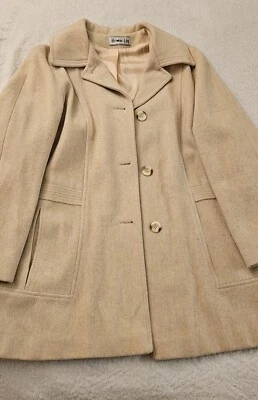 Abrigo de lana para mujer Herman Kay talla XL Foto 1 de 4