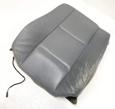 00-06 OEM BMW E46 325Ci Asiento del Conductor Respaldo Cubierta CUERO MONTANA 8255549 GRIS Foto 1 de 4