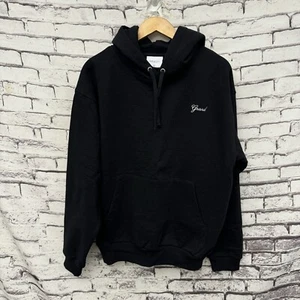 Grand Collection GRAND SCRIPT HOODIE Black Size M NEW - Picture 1 of 5