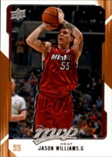 2008-09 Upper Deck MVP Miami Heat Basketball Card #83 Jason Williams