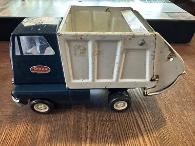 Camión de basura Tonka original vintage juguete 9" acero prensado años 60 años 70 Foto 1 de 4