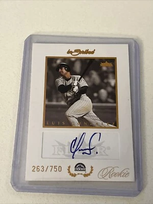2004 Fleer inScribed Rookie Auto /750 Luis Gonzalez Luis A Gonzalez #87 Auto - Image 1 of 2