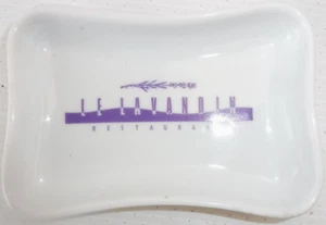 Cendrier Ashtray publicitaire - RESTAURANT LE LAVANDIN AU LUXEMBOURG 11 x 7,5 - Picture 1 of 2
