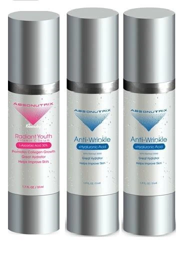 2-1.7oz  Absonutrix Anti-Wrinkle Hyaluronic Acid 60% Matrixyl 3000+ Vit C Serum - Image 1 of 4