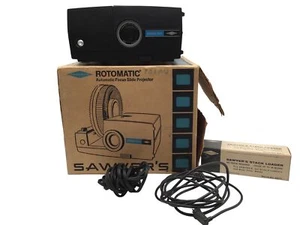 Sawyers Rotomatic 737AQ Automatic Focus Slide Projector W/ Stack Loader - Works - Picture 1 of 11