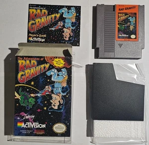 Rad Gravity NES (CIB) with manual and pictured inserts - Picture 1 of 8