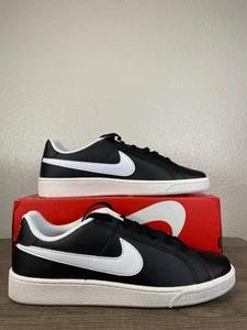 Nike Court Royale Men’s 11.5 Black White Sneakers 749747-010  casual, New! - Picture 1 of 5