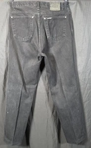 ✨VTG Harley Davidson Men's 33x30.5 Black Jeans Straight Leg Traditional Denim - Picture 1 of 12