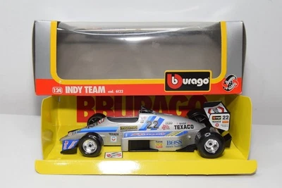 B70 1:24 BBURAGO BURAGO 6122 INDY TEAM KMART TEXACO #22 GRIGIO NUOVO CON SCATOLA - Immagine 1 di 4