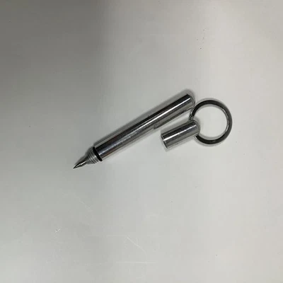 Mini Metal Keychain scribe Portable Pocket Stainless Steel Travel Tool - Image 1 of 4