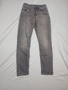 Levis 510 Men's 29x32 Skinny Tapered Gray Wash Denim Jeans Pants - Picture 1 of 9