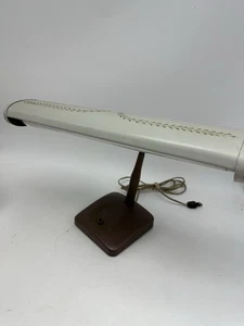 Vtg Keystone Gooseneck Desk Lamp 16" Fluorescent Light Retro 60s MID CENTURY - Picture 1 of 6