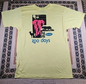 NOS VTG 80s T Shirt CARRIER CORPORATION ZOO DAYS Burnet Park SYRACUSE NY ~Large~ - Picture 1 of 8