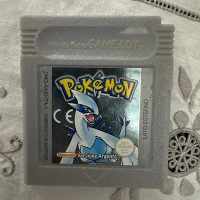 Pokemon Argento Silver Game Boy - Originale ITA - MAI SMONTATA - Dmg-aaxi-ita-1 - Immagine 1 di 3