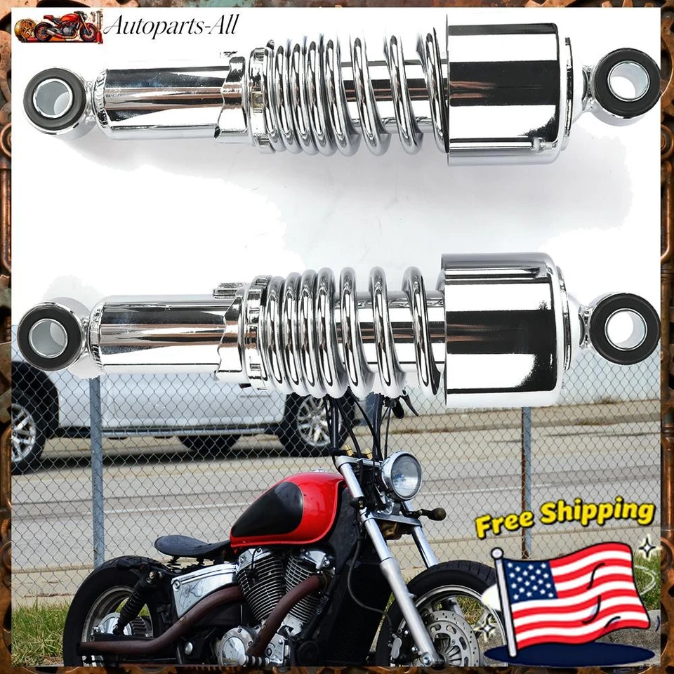 Par Amortiguadores Amortiguadores Traseros 10.5" Bajando Para Harley Dyna Wide Glide FXDWG 91-17 Foto 1 de 4