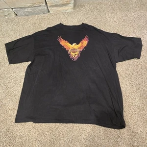Camiseta Harley Davidson Flaming Eagle Las Vegas Nevada Fire Flames Negra Hombres 4XL - Imagen 1 de 8