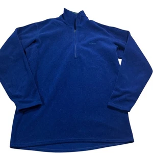 Pullover polar Patagonia Capilene para hombre mediano cuarto cremallera azul - Imagen 1 de 6
