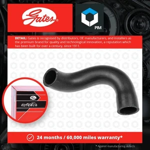Radiator Hose fits VW GOLF Mk1, Mk2 1.6D Lower 80 to 91 CY Coolant Gates Quality - Picture 1 of 2