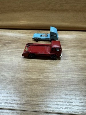 2 Husky Bedford TK 7 TONELADAS Rojo/Azul Hecho en GB Diecast Modelo a Escala Foto 1 de 4