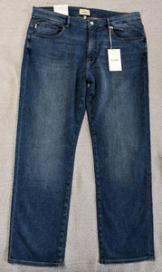 DL1961 Jeans Avery Relaxed Straight Medium Wash Distressed Men Sz 38x32 - Picture 1 of 9