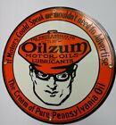 Oilzum Gas Oil Gasoline Porcelain Sign