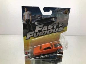 MATTEL FAST & FURIOUS 7 2/32 PLYMOUTH ROADRUNNER -1:55- GOOD IN BLISTER - 381 - Imagen 1 de 5