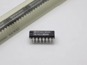 10x TI SN74S138AN 3-Line TO 8-Line Decoder/Demultiplexer PDIP16 - Bild 1 von 3