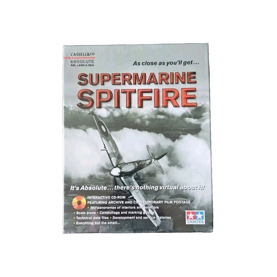 90's Supermarine Spitfire Interactive CD-ROM w/ Archive Footage NEW VTG - Image 1 of 2