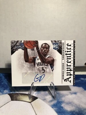 2013-14 Panini Crusade Apprentice Signatures Gorgui Dieng #12 Rookie Auto RC - Image 1 of 2
