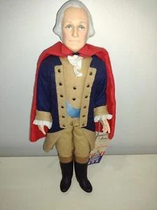 Effanbee George Washington 15" “The Presidents” Doll 1983 Father of Our Country - Picture 1 of 10