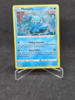 Pokemon Card Manaphy SWSH275 Sword & Shield Black Star Promo - Image 1 of 2