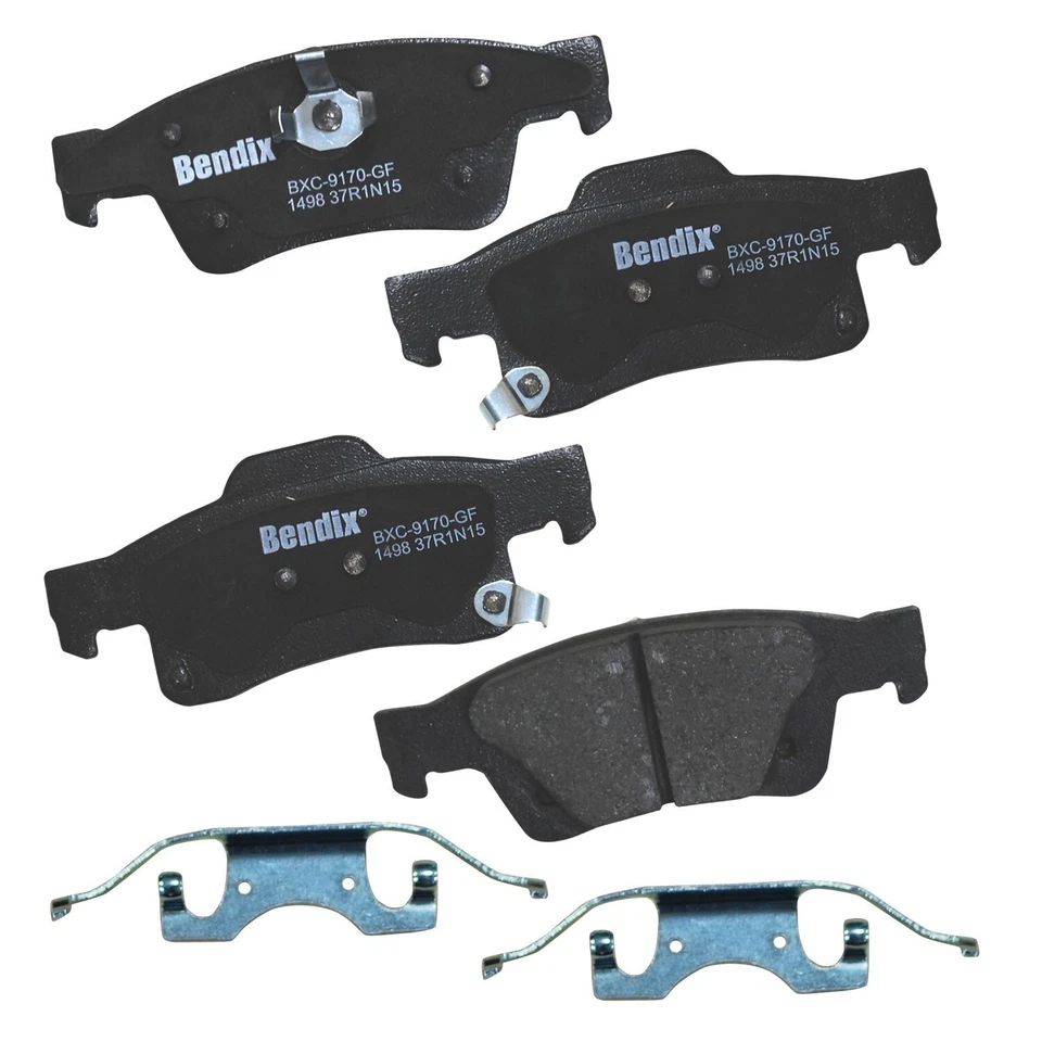 Bendix Priority1 CFC1498 Ceramic Rear Brake Pads for Dodge Durango 2022-2011,... - Изображение 1 из 1