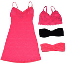 Lot of 4 Victoria's Secret & Victoria's Secret Pink Bralette/Bandeau/Nighty Sz S
