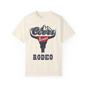 Vintage Western Cowboy Graphic T-Shirt, Retro 90s Graphic Western Shirt, Rodeo - Picture 1 of 41