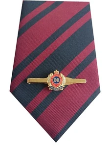 Royal Corps of Engineers Tie & Tie Clip Set e025 - Foto 1 di 3