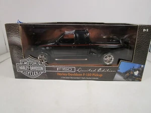 ERTL 1/18 AMERICAN MUSCLE HARLEY DAVIDSON FORD F-150 USED NICE *READ DESCRIPT* - Picture 1 of 7