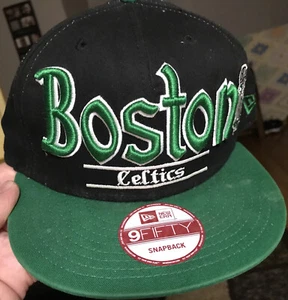 New Era Green Boston Celtics NBA Basketball 9FIFTY Mens Snapback Hat Cap #2 - Picture 1 of 6