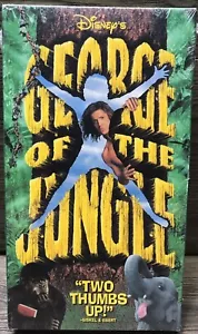 NEW! GEORGE OF THE JUNGLE (VHS, 1997) Brendon Fraser, Thomas Haden Church - Foto 1 di 5