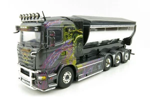 Tekno 75065 Scania R-serie Truck 4axle with Hookarm & Container Gahne Akeri 1:50 - Picture 1 of 7