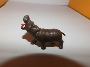 FIGURINE PRIME PRIOR ZOO HYPPOPOTAME GUEULE OUVERTE - Picture 1 of 2